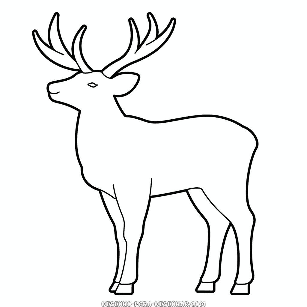 Desenho de alce