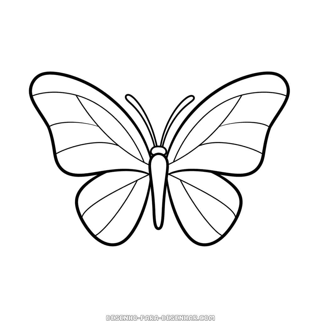 Desenho de borboleta