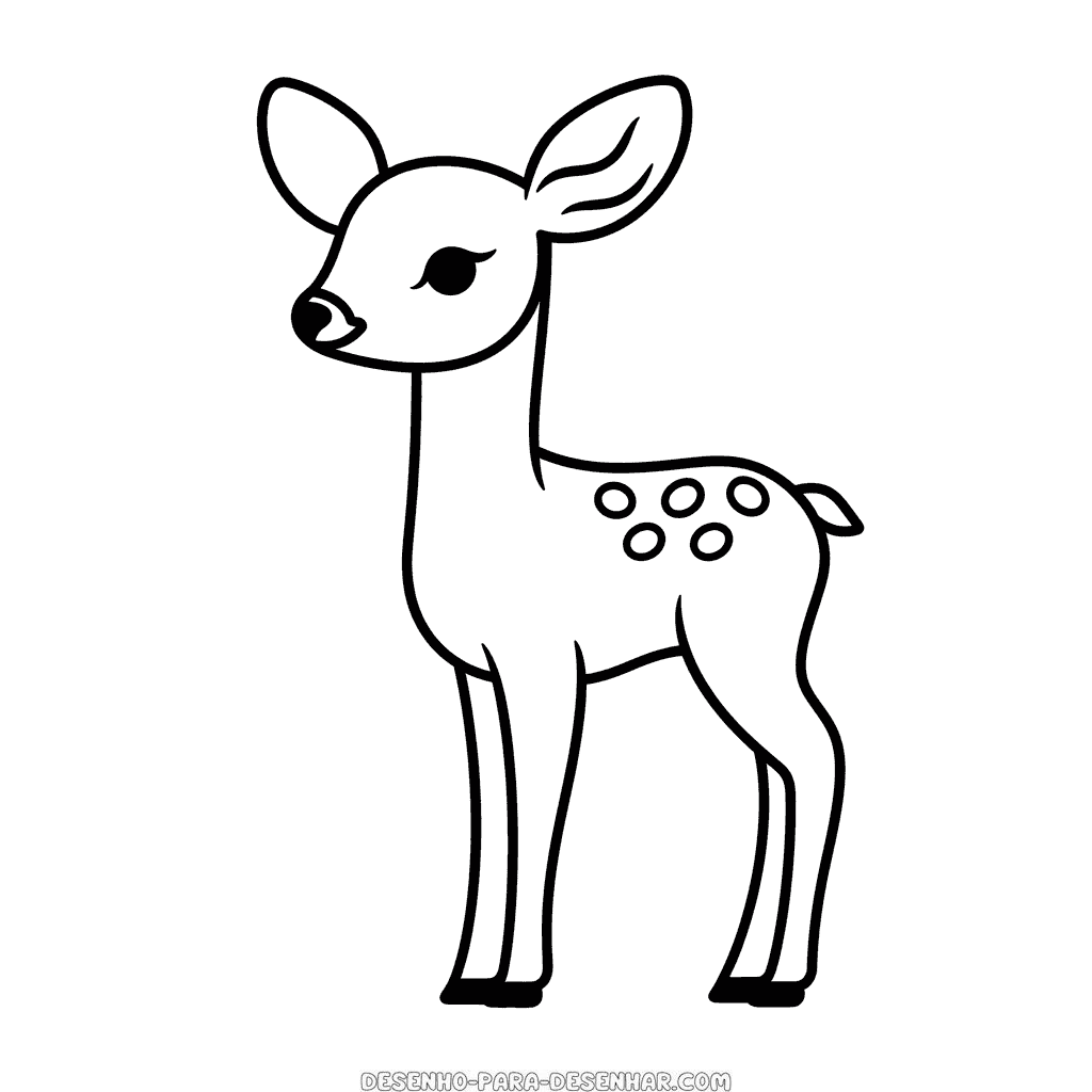 Desenho de corça