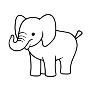 Desenho de elefante