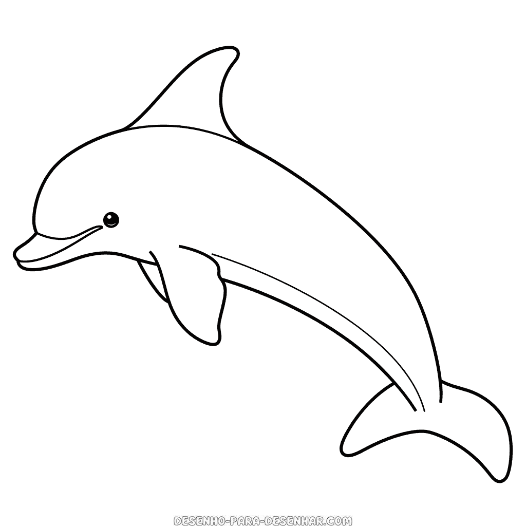 Desenho de golfinho
