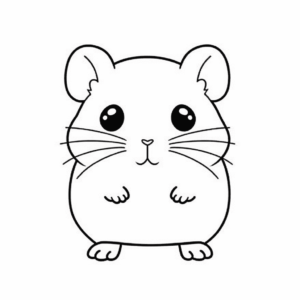Desenho de hamster