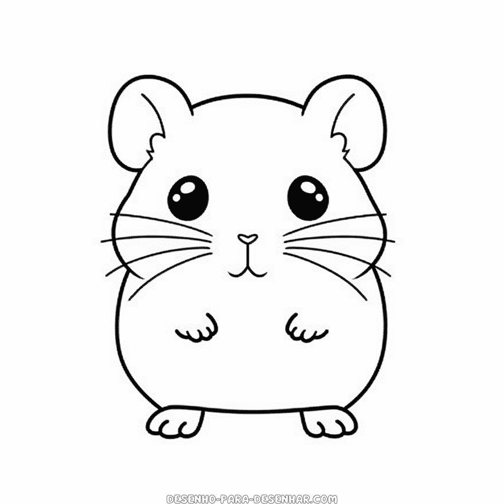 Desenho de hamster