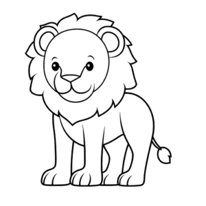 Desenho de leão