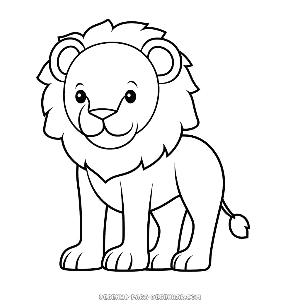 Desenho de leão