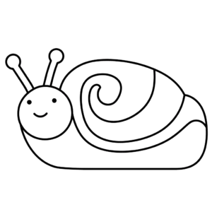 Desenho de lesma