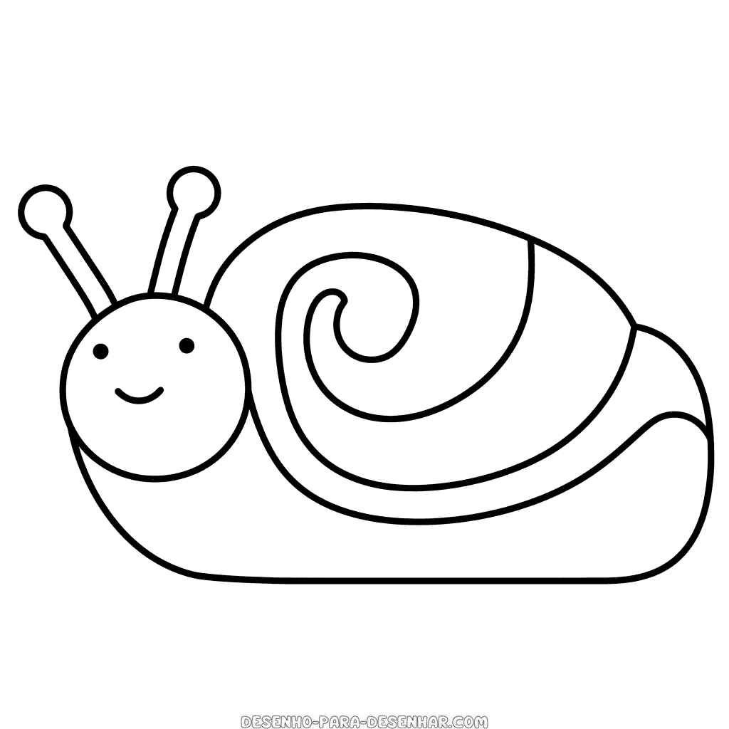 Desenho de lesma