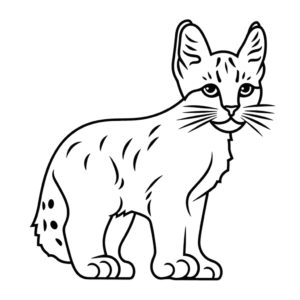 Desenho de lince