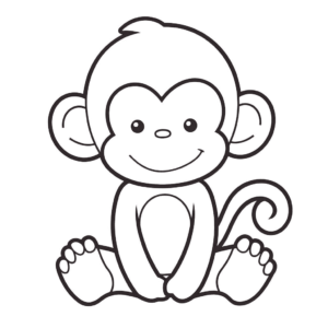 Desenho de macaco
