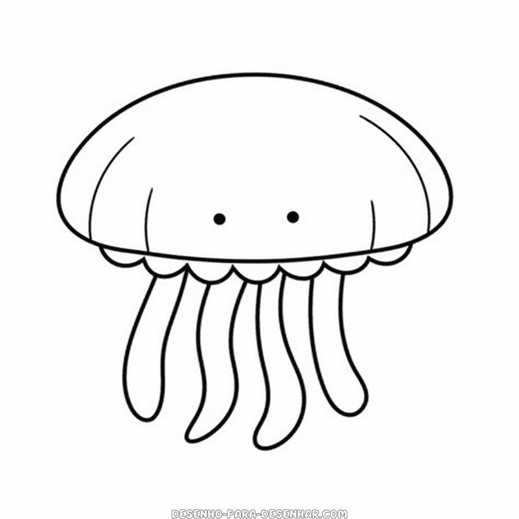 Desenho de medusa