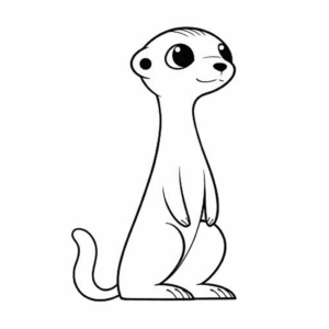 Desenho de meerkat