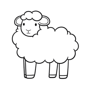 Desenho de ovelha
