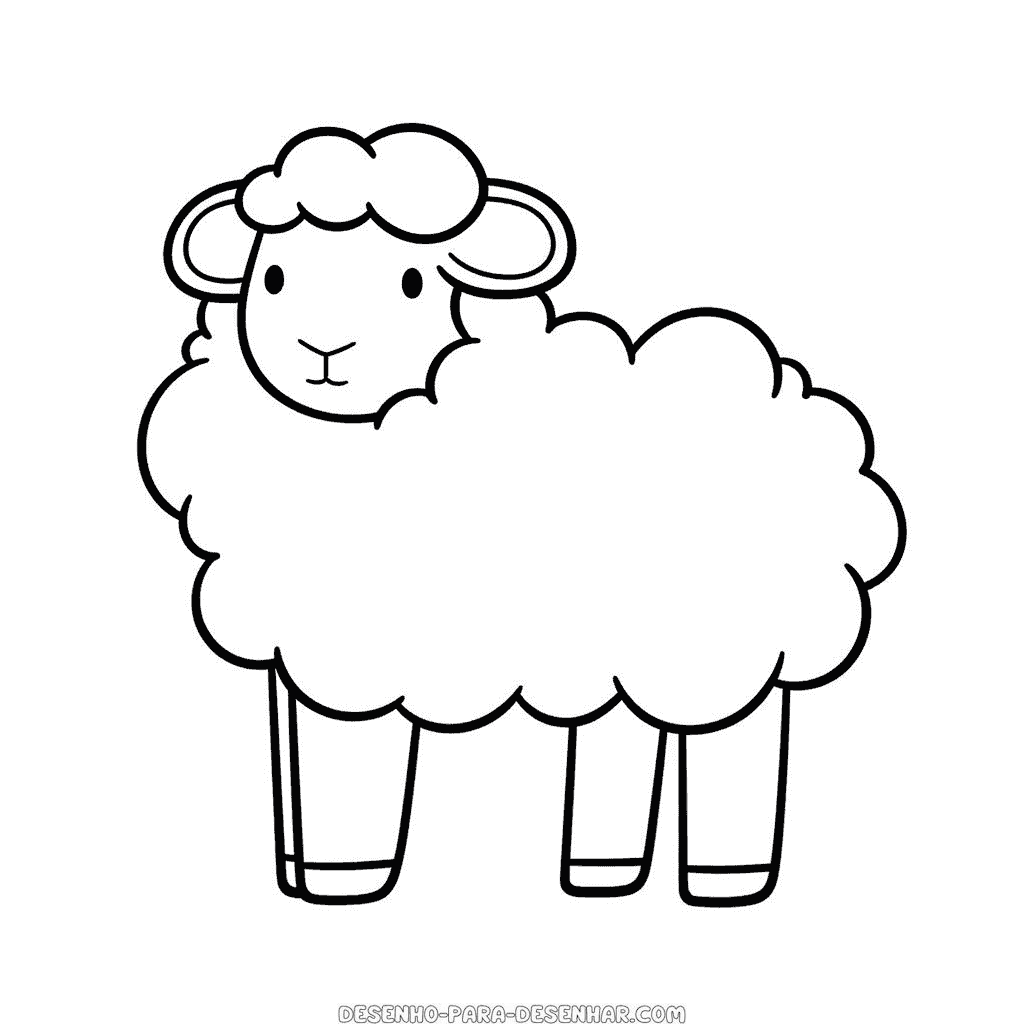 Desenho de ovelha