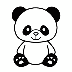 Desenho de panda