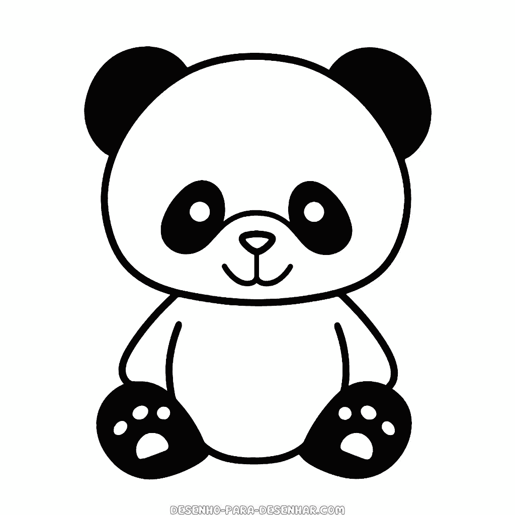 Desenho de panda