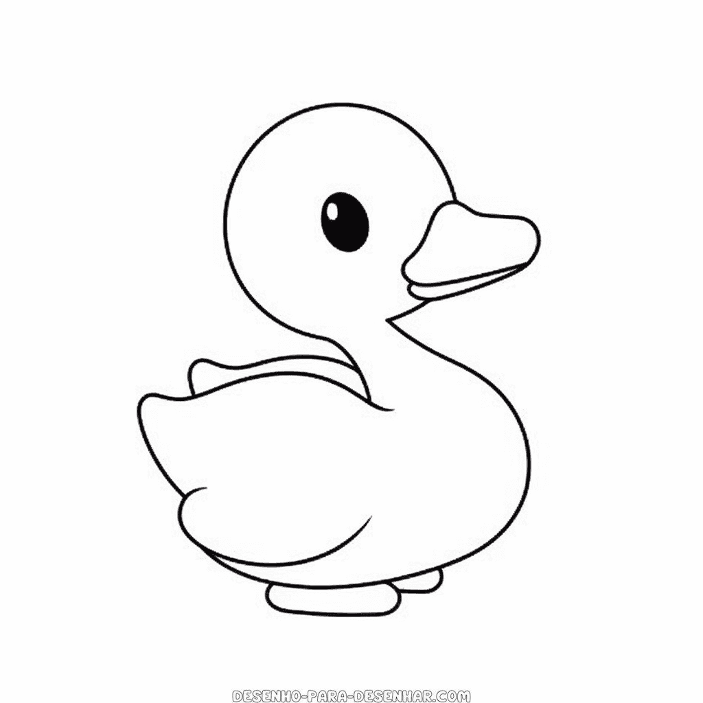 Desenho de pato