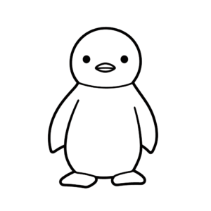 Desenho de pinguim