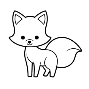 Desenho de raposa