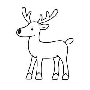 Desenho de rena