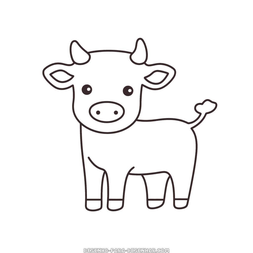 Desenho de vaca