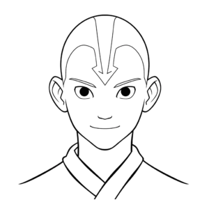 Desenho de avatar o último dobrador de ar