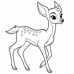 Desenho de bambi