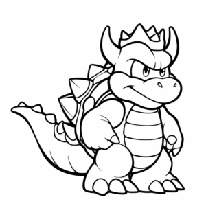 Desenho de bowser