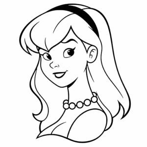 Desenho de daphne blake scooby-doo
