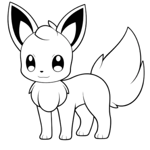 Desenho de eevee