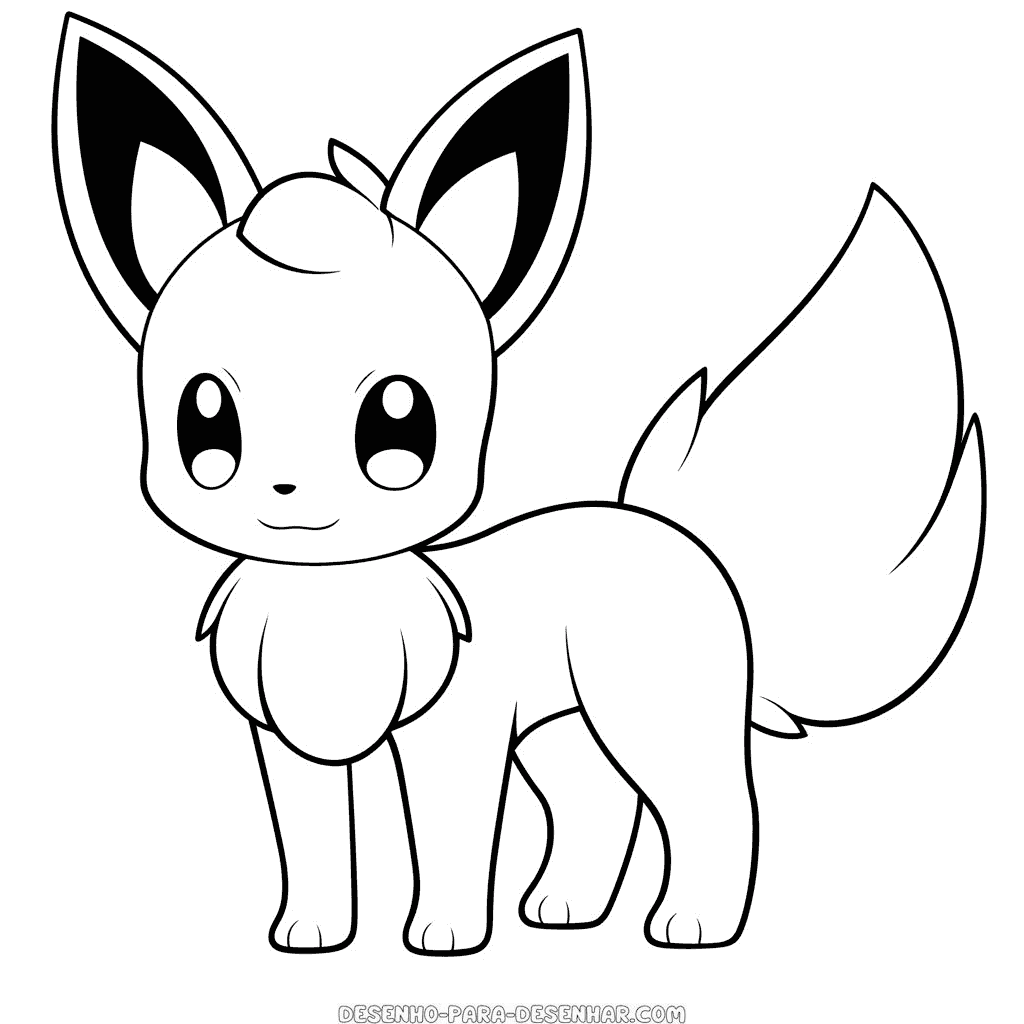Desenho de eevee