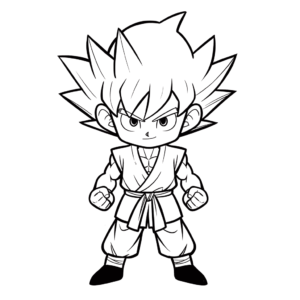 Desenho de goku dragon ball