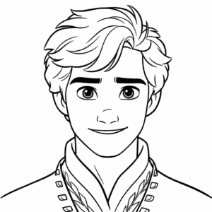Desenho de kristoff frozen