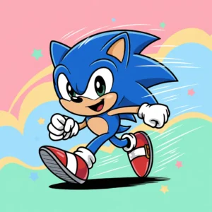 Desenhos de Sonic para desenhar
