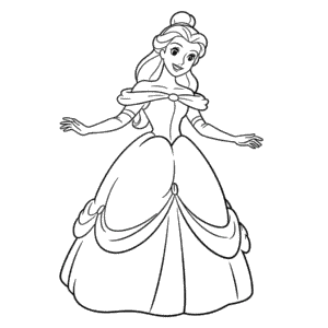 Desenho Fácil da Princesa Anime da Disney
