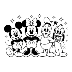Desenho Fácil de Todos os Personagens da Disney