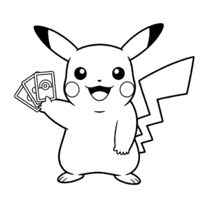 Desenho Fácil do Pikachu de Desenho Animado