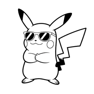 Desenho Fácil do Pikachu Legal