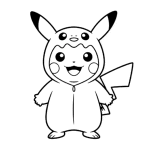 Desenho Fácil do Pikachu usando Fantasia
