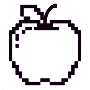 Desenho Fácil da Maçã do Minecraft