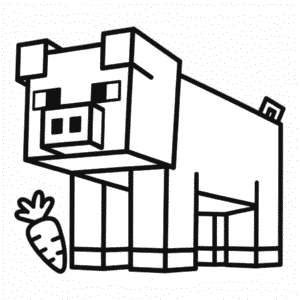 Desenho Fácil do Animal do Minecraft