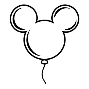 Desenho Fácil do Balão do Mickey