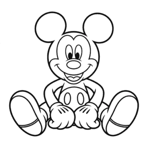 Desenho Fácil do Grande Mickey