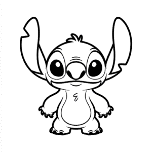 Desenho Fácil da Lilo e Stitch