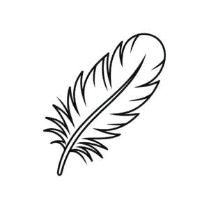 Desenho Fácil da Pena do Peru