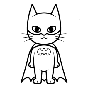 Desenho Fácil do Gato Batman