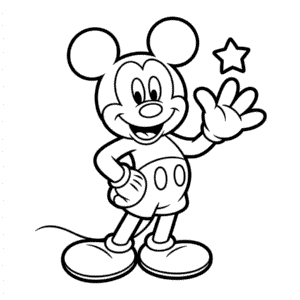 Desenho Fácil do Mickey em 3D