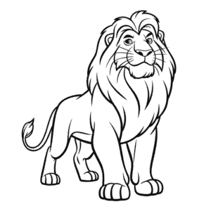 Desenho Fácil do Mufasa de O Rei Leão