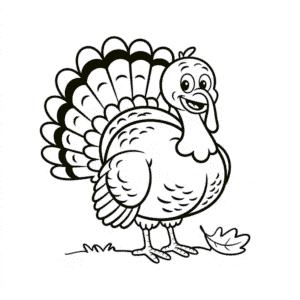 Desenho Fácil do Peru de Filme Animado