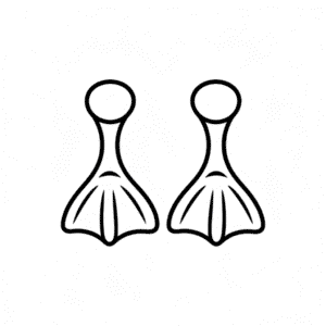 Desenho Fácil dos Pés de Pato