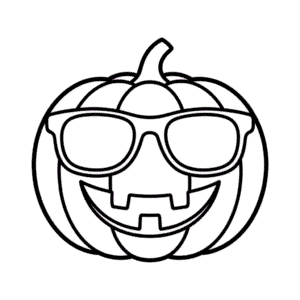 Desenho Fácil da Abóbora Legal do Halloween